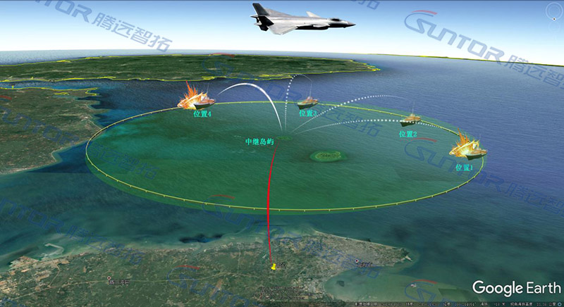 海上无人靶船演练自组网通信控制系统 海上无人靶船演练自组网通信控制系统